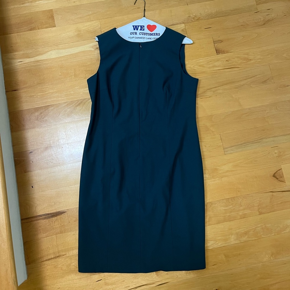 Vintage La Via Sleeveless Navy Dress